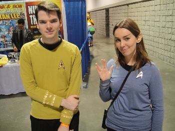 Star Trek fans dress up as the characters